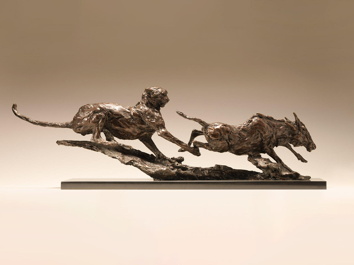 Cheetah Tripping Wildebeest Cheetah Tripping Wildebeest Thumbnail