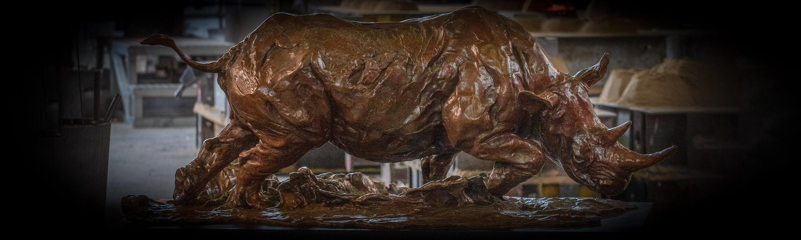 Charging Rhino in Foundry